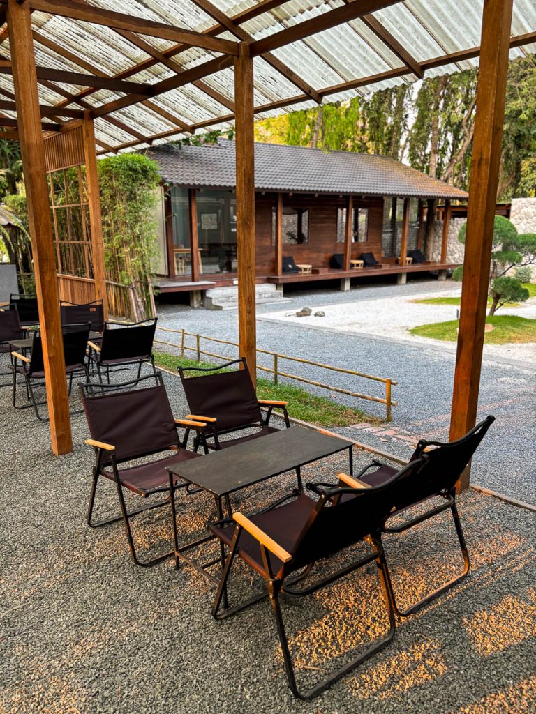 Garden zone at Baristro Asian Style, Chiang Mai, Thailand
