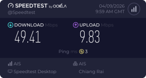 Baristro Asian Style WiFi Speedtest