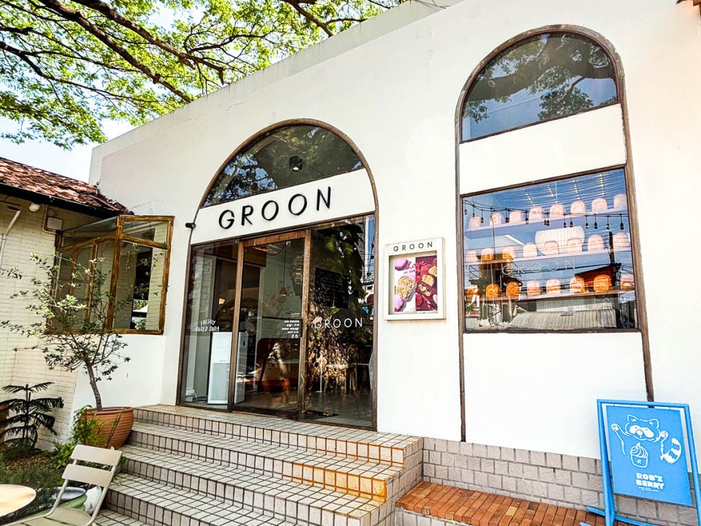 Outside at GROON Bread &amp; Brunch Cafe, Chiang Mai, Thailand