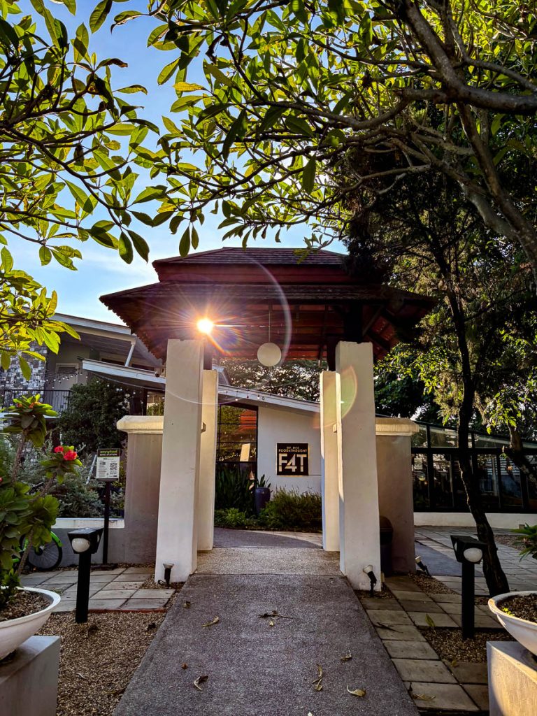 Outside at Food4Thought East &amp; Bays Coffee, Chiang Mai, Thailand