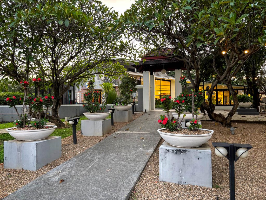 Outside at Food4Thought East &amp; Bays Coffee, Chiang Mai, Thailand