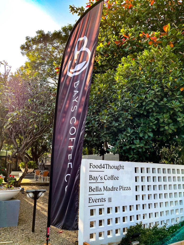 Outside at Food4Thought East &amp; Bays Coffee, Chiang Mai, Thailand