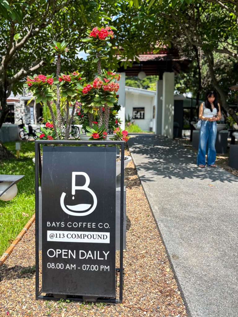 Outside at Food4Thought East &amp; Bays Coffee, Chiang Mai, Thailand