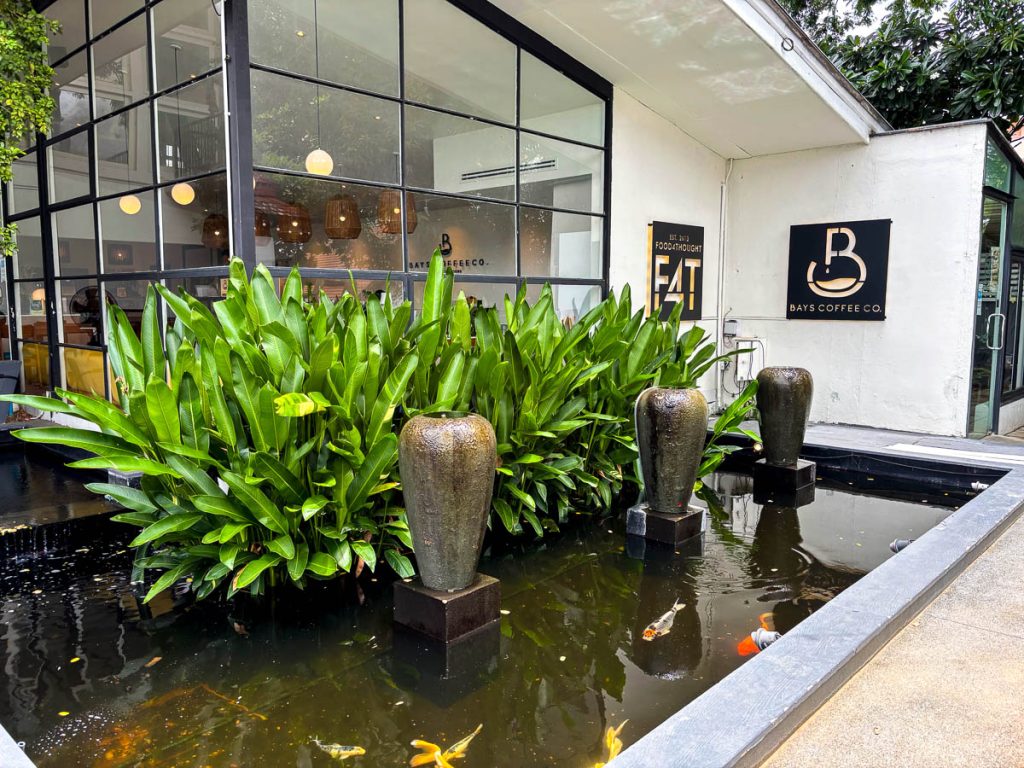 Outside at Food4Thought East &amp; Bays Coffee, Chiang Mai, Thailand