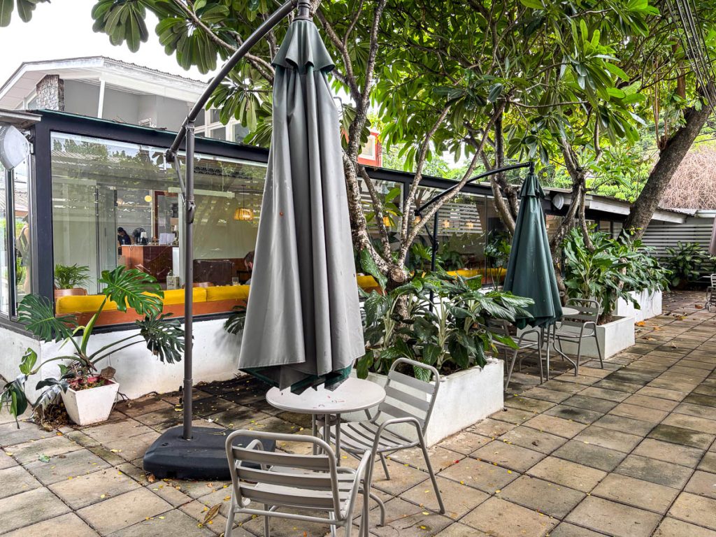 Outside at Food4Thought East &amp; Bays Coffee, Chiang Mai, Thailand